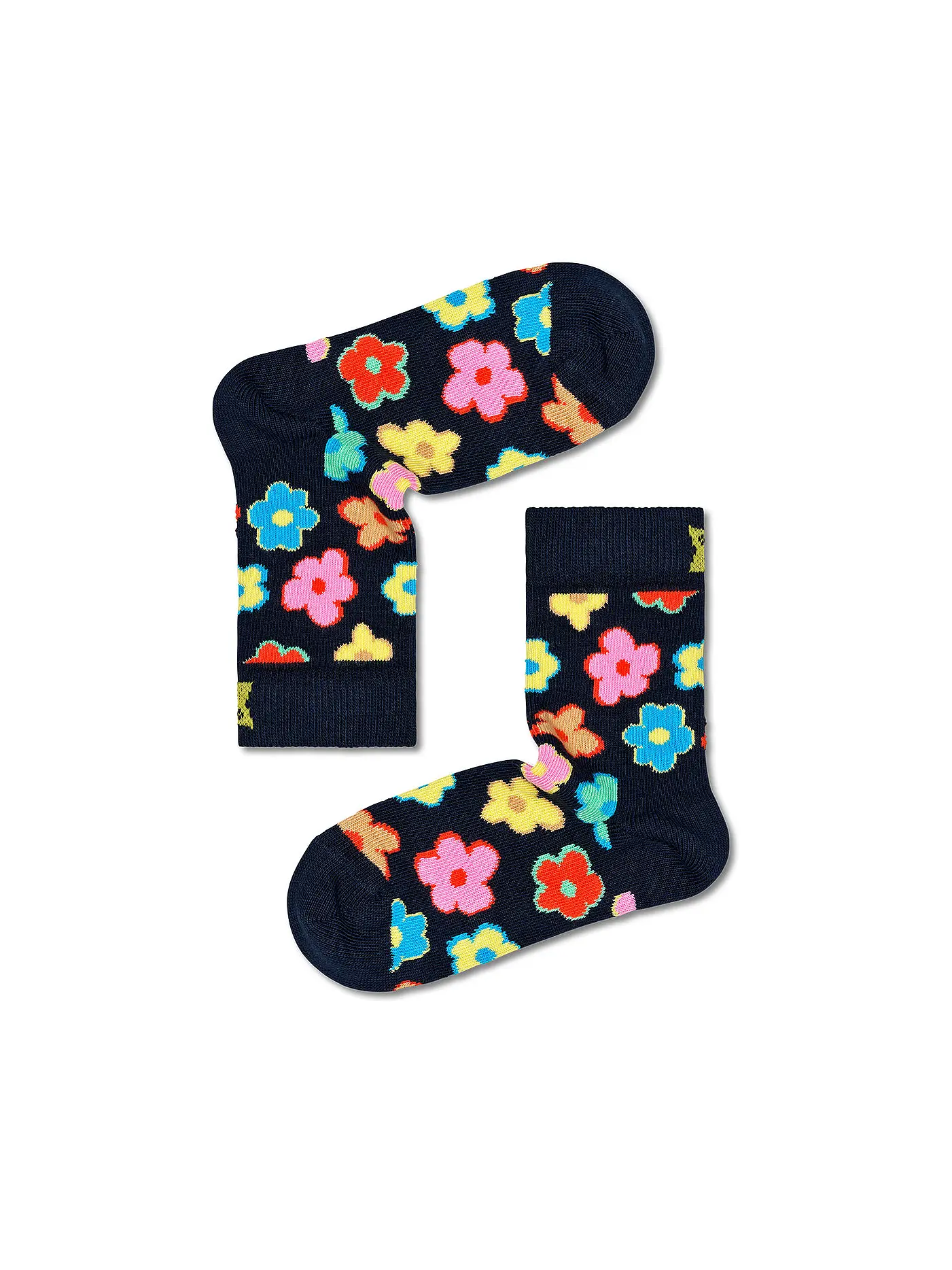 HAPPY SOCKS | Kinder Socken FLOWER navy | 